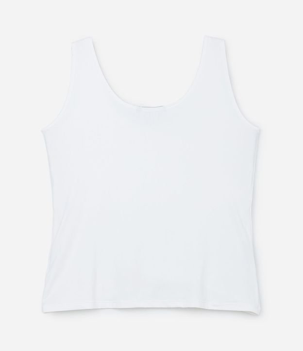 Blusa Musculosa en Poliamida con Breteles Anchos Curve & Plus Size 6