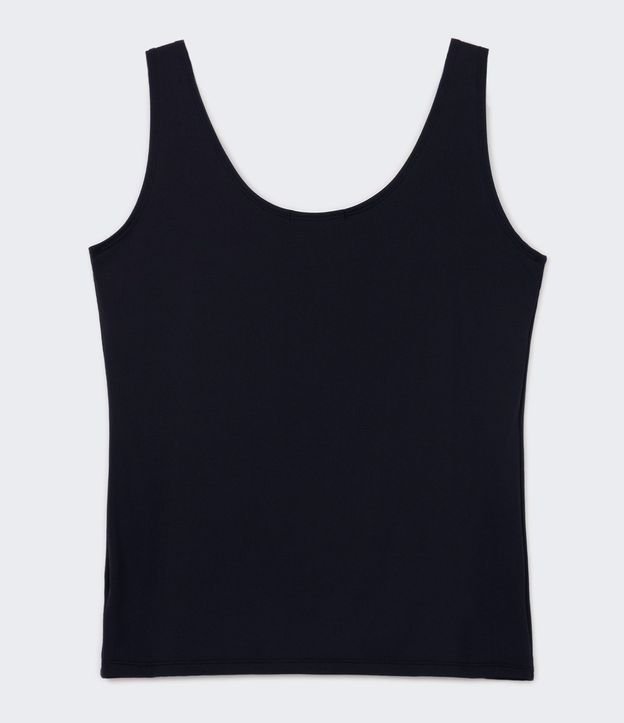 Blusa Musculosa en Poliamida con Breteles Anchos Curve & Plus Size 5