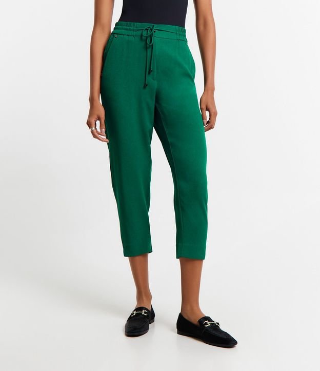 Pantalón Fluido con Cintura Elástica y Lazo 3