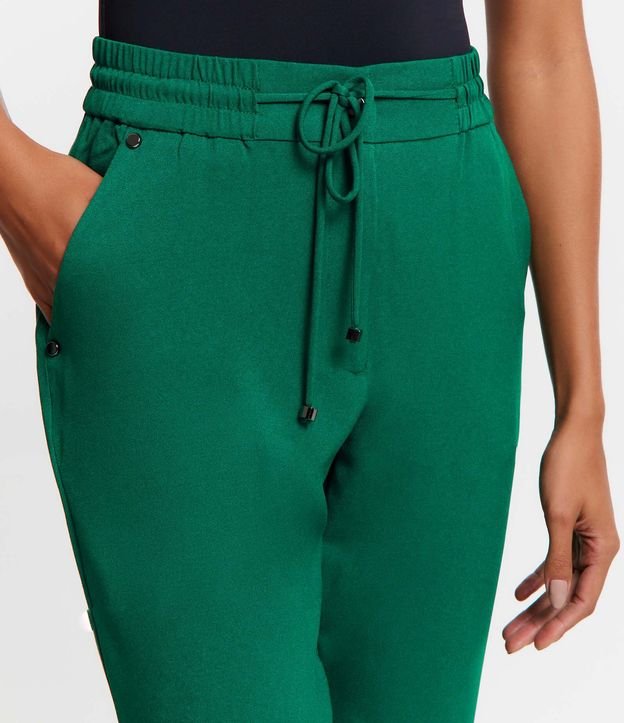 Pantalón Fluido con Cintura Elástica y Lazo 4