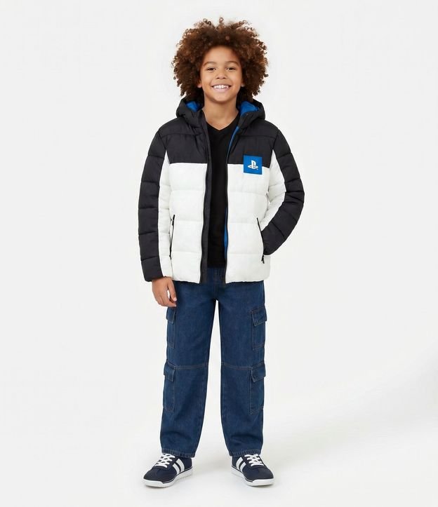 Campera Infantil con Estampado Playstation - Talle 5 a 14 años