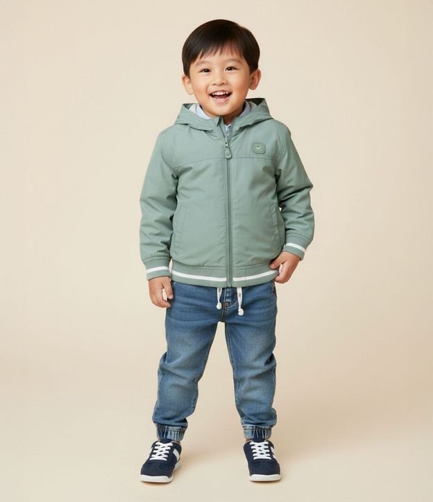 Campera Rompevientos Infantil en Microfibra - Talle 1 a 5 años 1