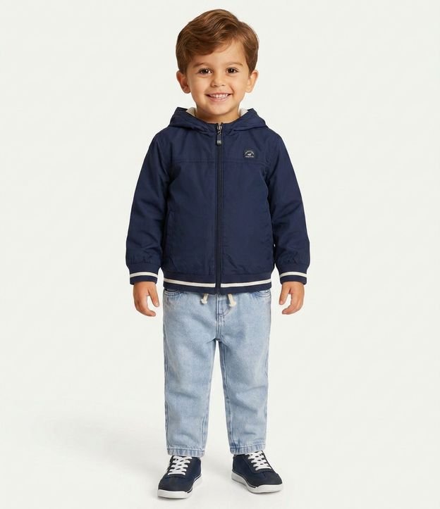 Campera Rompevientos Infantil en Microfibra - Talle 1 a 5 años