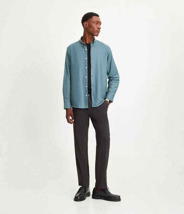 Camisa Regular Básica en Oxford 2