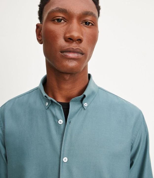 Camisa Regular Básica en Oxford 5