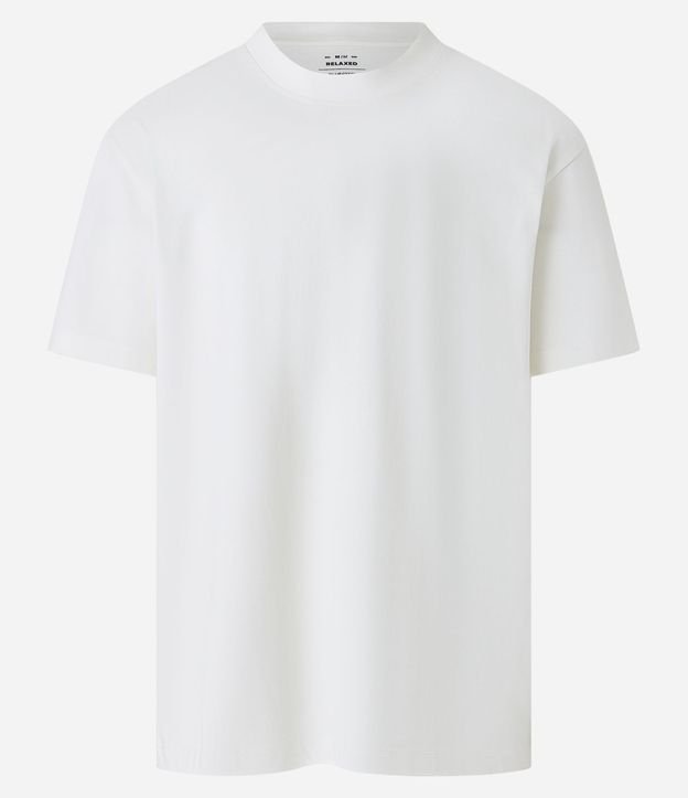 Remera Relaxed en Algodón con Efecto Grueso 6