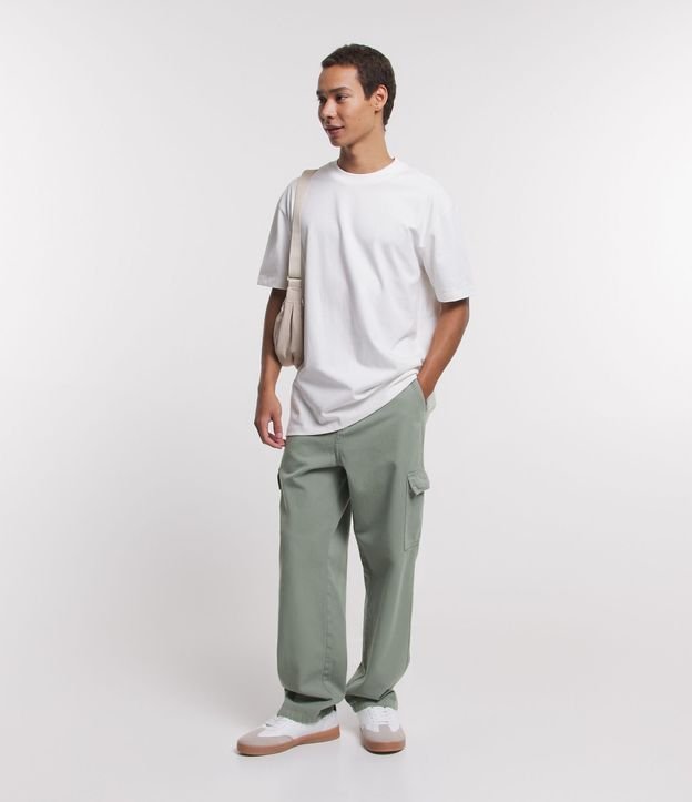 Remera Relaxed en Algodón con Efecto Grueso 2