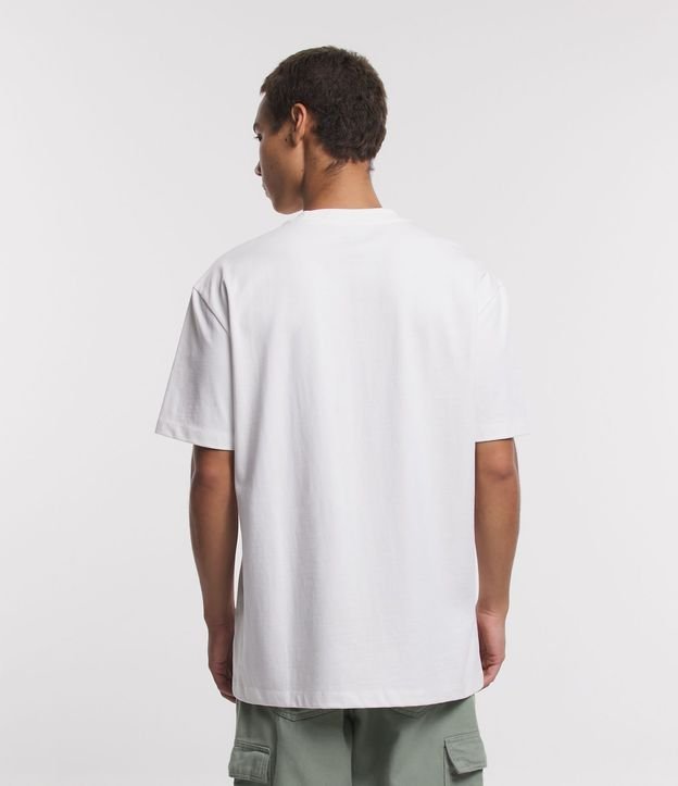 Remera Relaxed en Algodón con Efecto Grueso 4