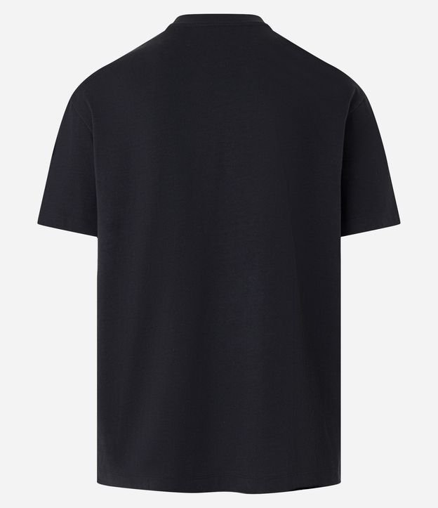 Remera Relaxed en Algodón con Efecto Grueso 6