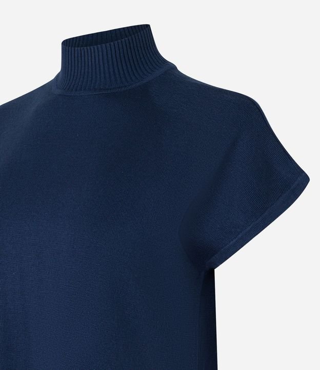 Blusa en Punto con Cuello Alto 8