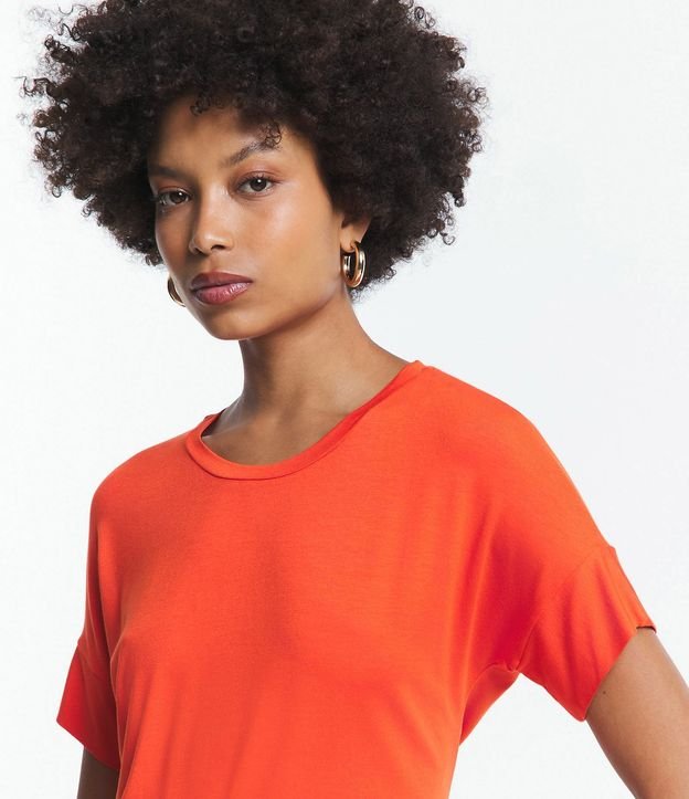 Blusa en Viscosa con Mangas Cortas sin Sisas 3