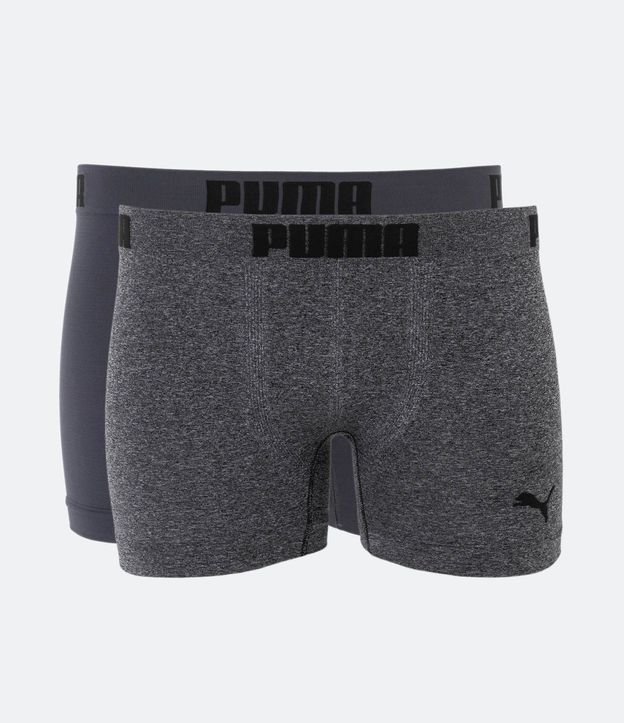 Kit 02 Calzoncillos Boxer en Microfibra sin Costura Puma