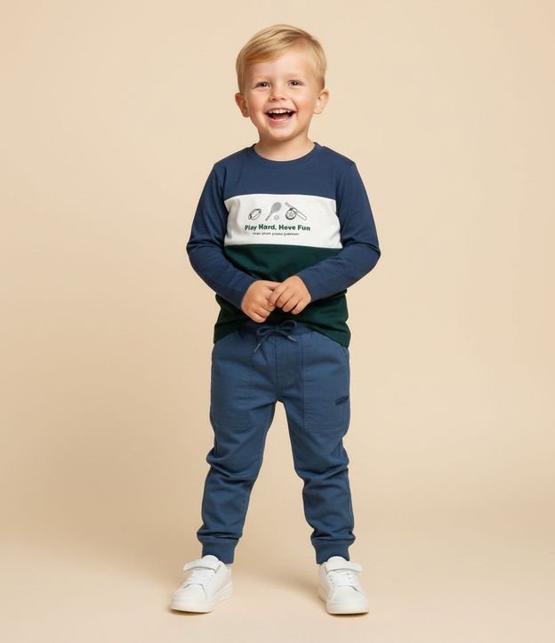 Pantalón Paper Touch Infantil - Talle 1 a 5 años