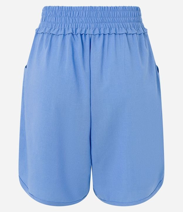 Short Runner Cintura Mediana en Viscolino con Lazo en la Cintura 2