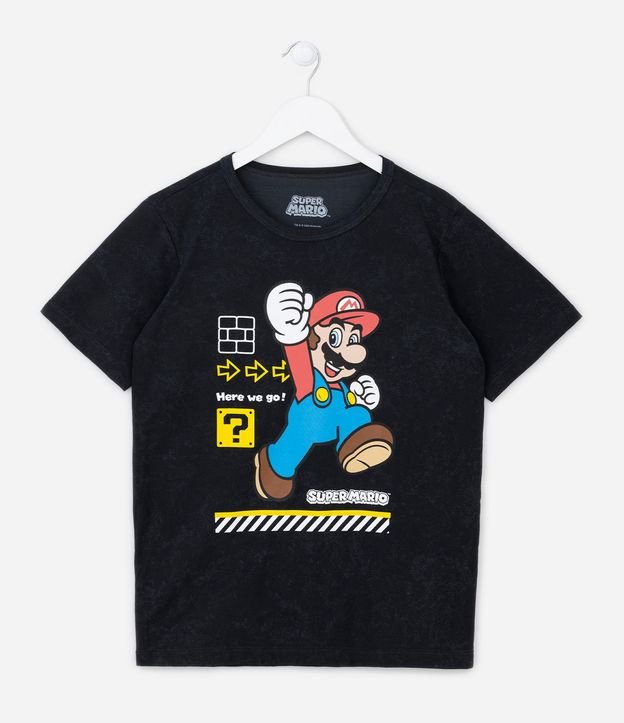 Remera Infantil con Estampado Mário Bross - Talle 4 a 12 años 2