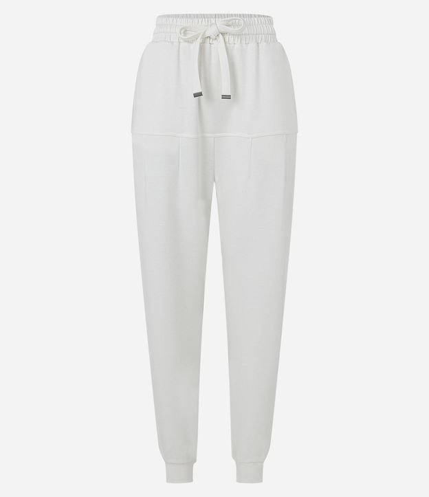Pantalón Jogger con Lazo en la Cintura y Bolsillos 5