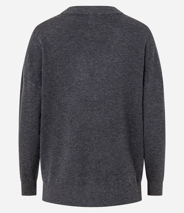 Cardigan Básico en Punto Leve 5