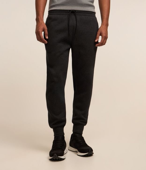 Pantalón Deportivo Básico en Algodón Felpudo 3