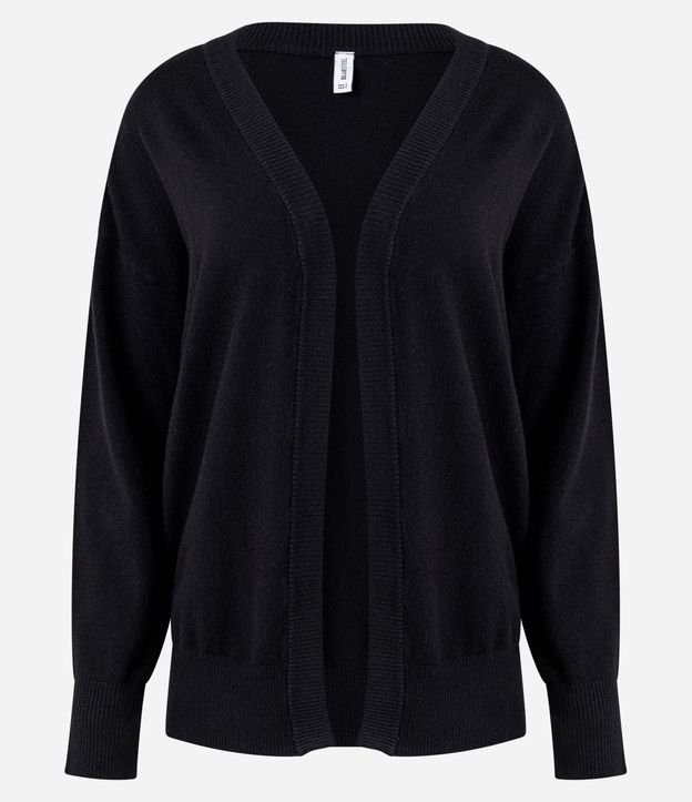 Cardigan Básico en Punto Leve 6