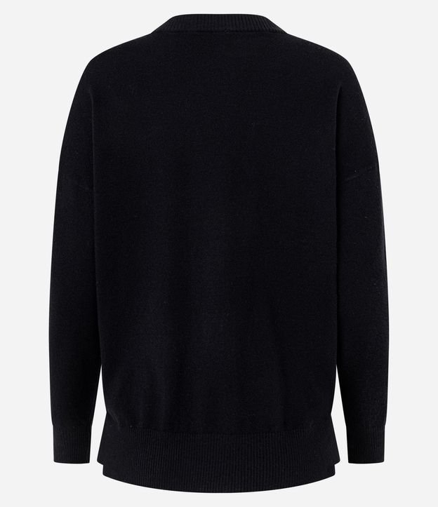 Cardigan Básico en Punto Leve 7