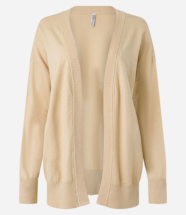 Cardigan Básico en Punto Leve 6
