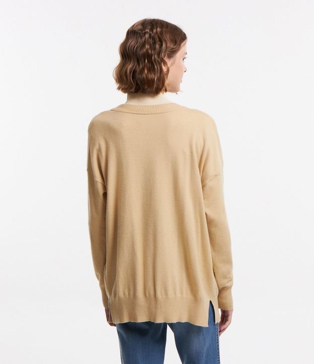 Cardigan Básico en Punto Leve 5