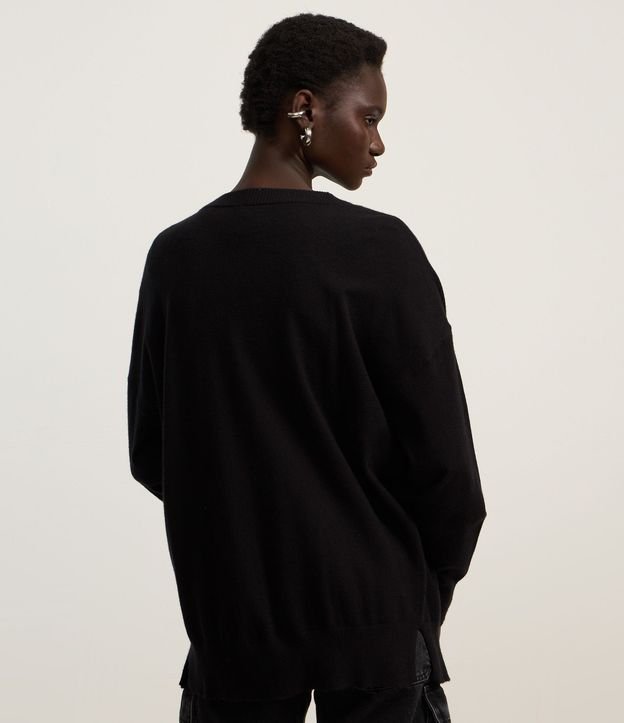 Cardigan Básico en Punto Leve 4