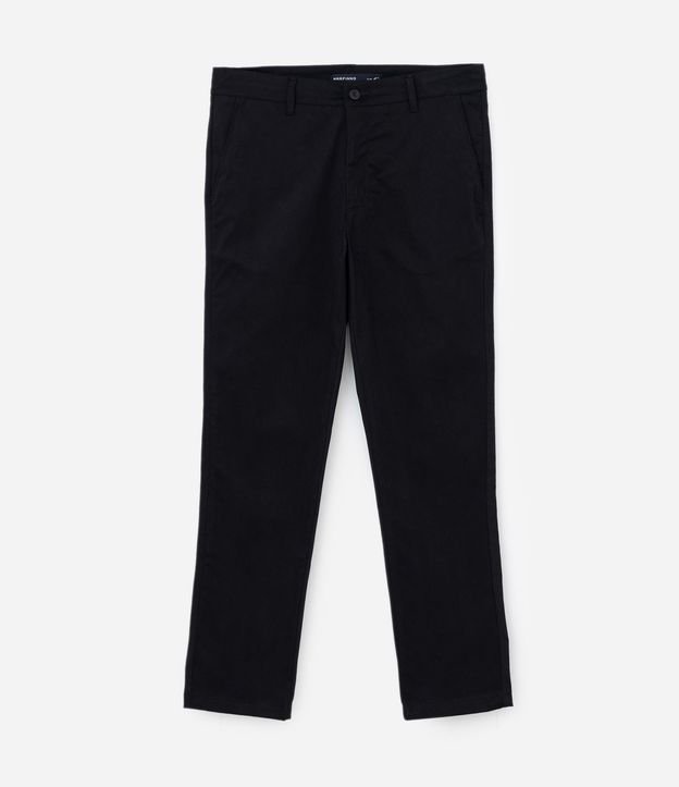 Pantalón Slim en Sarga Sastrería con Bolsillos 6
