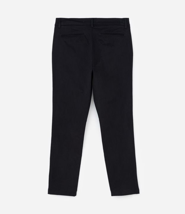 Pantalón Slim en Sarga Sastrería con Bolsillos 7