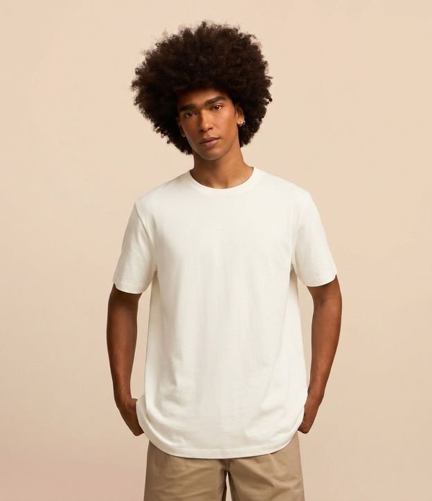 Remera Comfort Básica en Tejido Texturizado