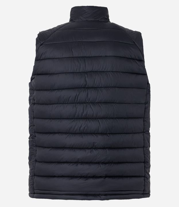 Chaleco Puffer Deportivo con Cuello Alto y Gajos 6