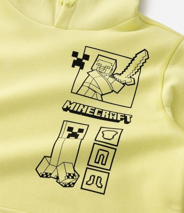 Buzo Canguro Infantil con Estampado del Minecraft - Talle 5 a 14 años 6