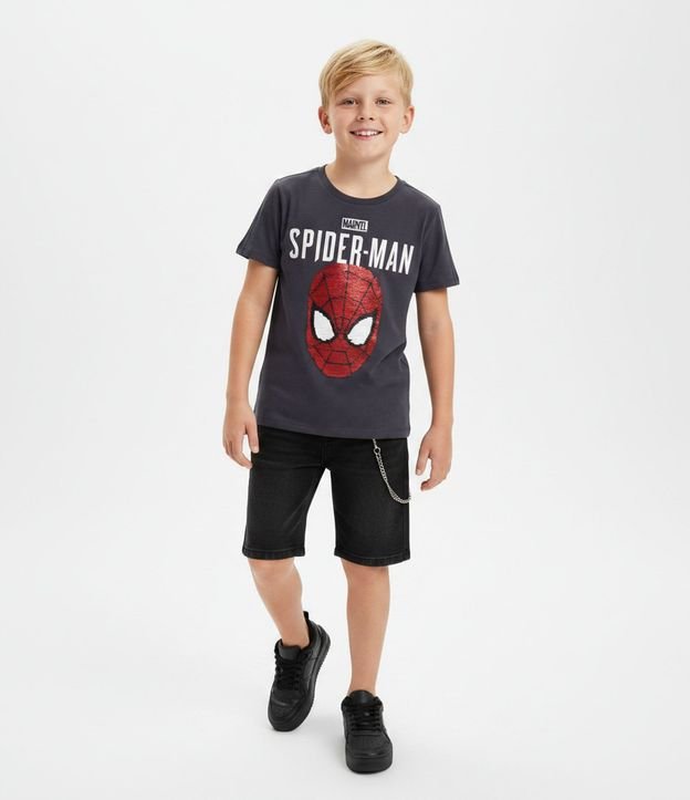 Remera Infantil Manga Corta con Estampa Spider-Man - Talle 3 a 8 años