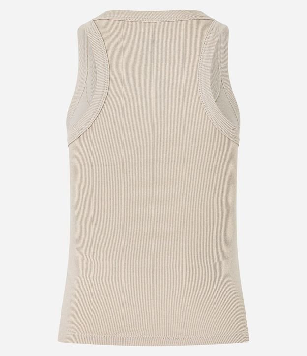 Blusa Musculosa en Rib con Textura Acanalada 9