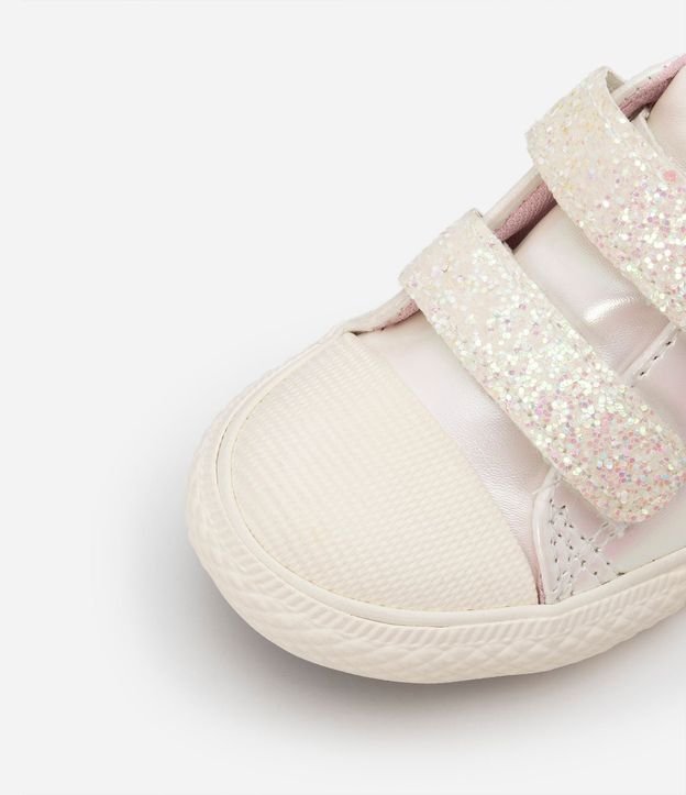 Championes Infantiles Casual con Velcro y Purpurina - Talle 20 al 27 4