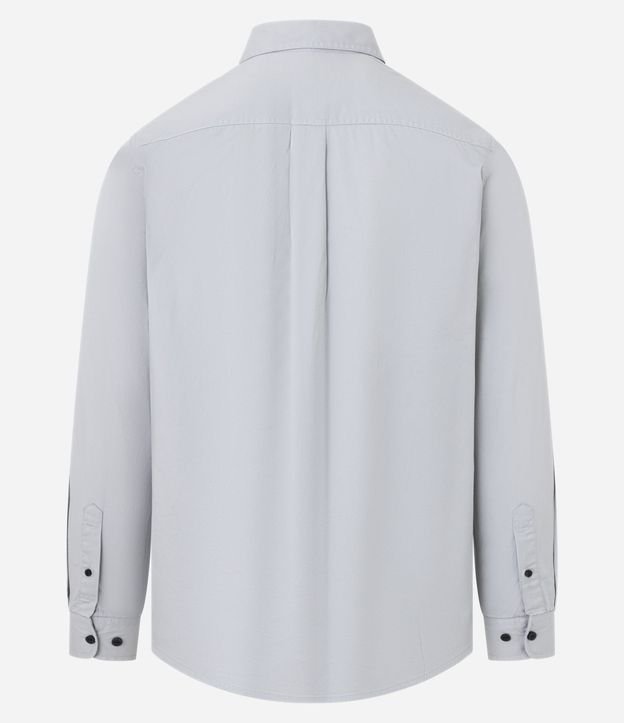 Camisa Manga Larga en Sarga con Bolsillos 8