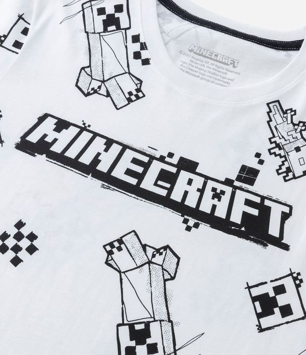 Remera Infantil con Estampado del Minecraft - Talle 5 a 14 años 4