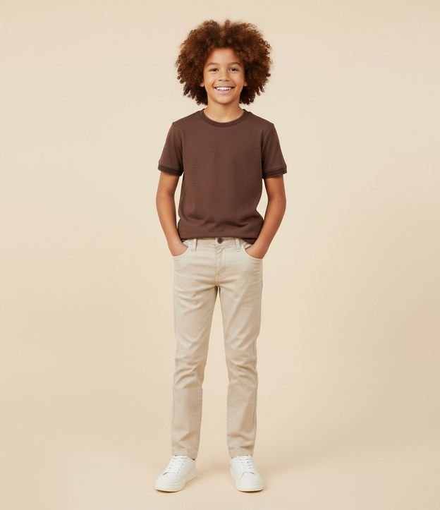 Pantalón Slim Infantil con Bolsillos - Talle 5 a 14 años