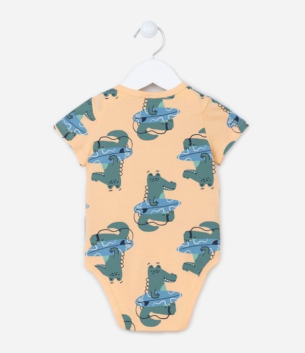 Body Infantil con Estampa de Caimán Surf - Talle 0 a 18 meses 2