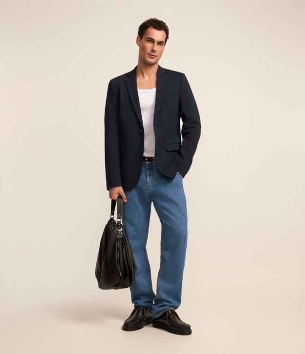 Blazer en Tricolina con Ligera Textura 2