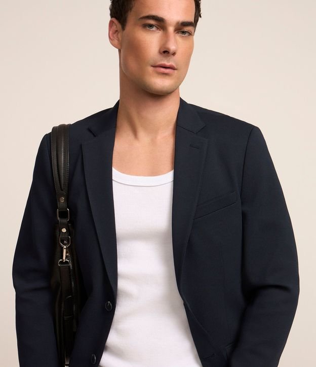 Blazer en Tricolina con Ligera Textura 3