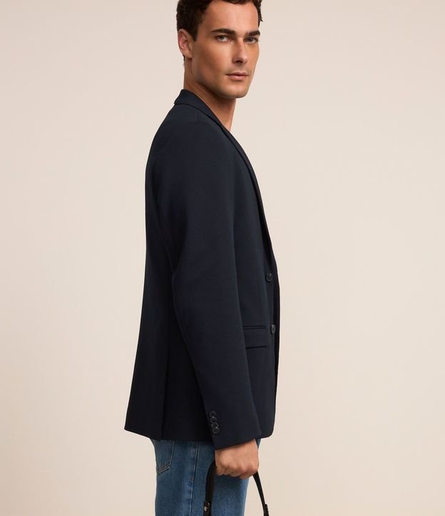 Blazer en Tricolina con Ligera Textura 4