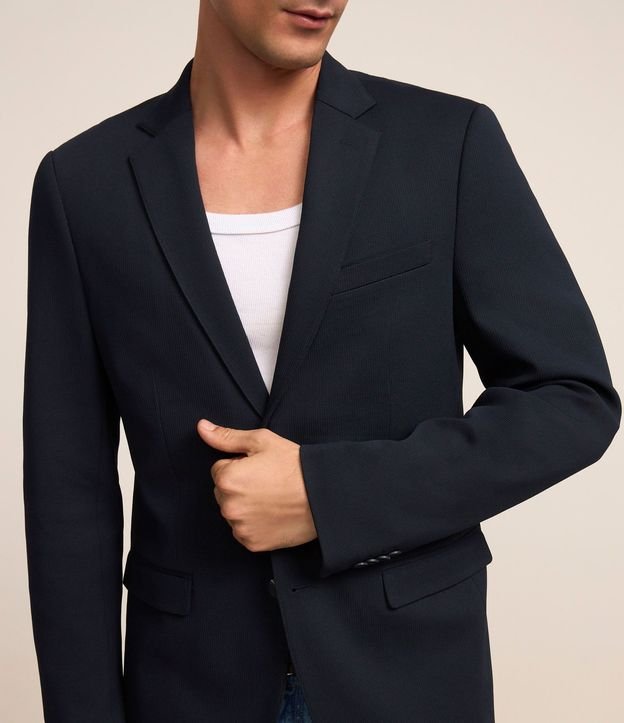 Blazer en Tricolina con Ligera Textura 5