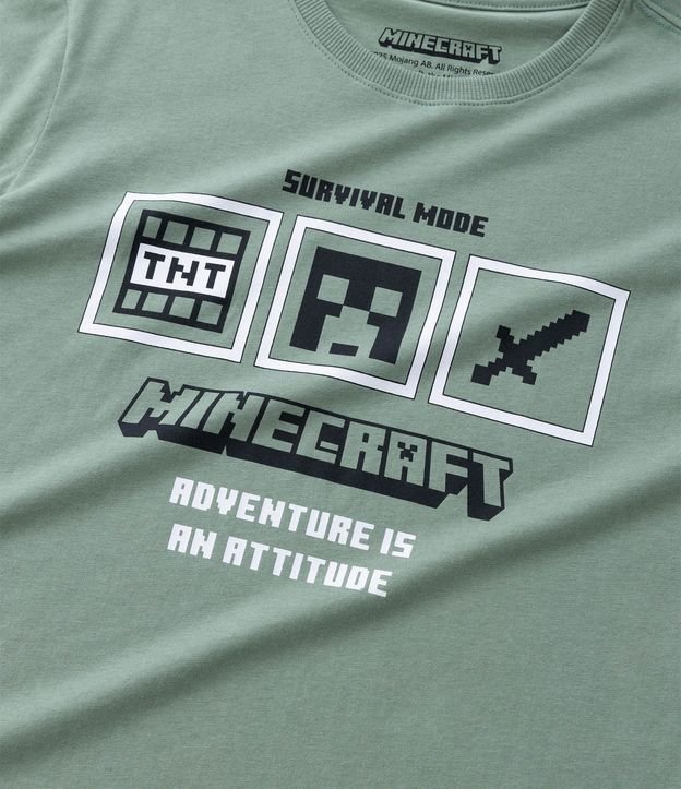 Remera Infantil con Estampa Minecraft - Talle 5 a 14 años 6