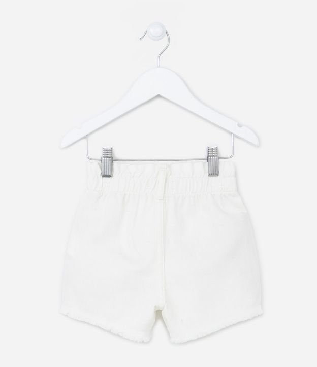 Short Clochard Infantil con Bordados y Cintura Elástica - Talle 1 a 5 años 2