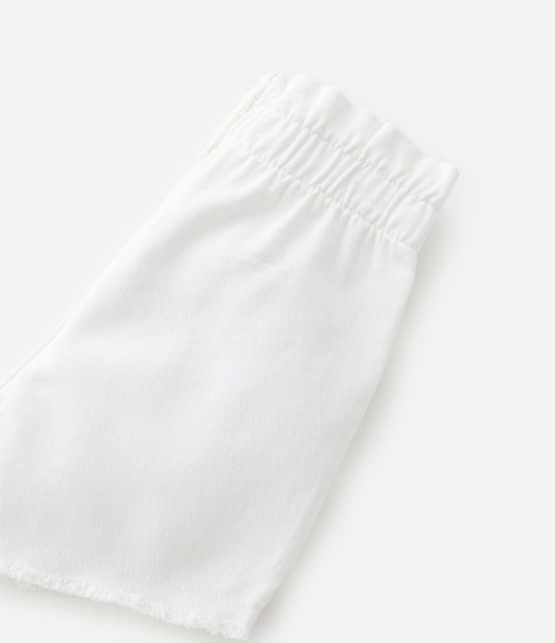 Short Clochard Infantil con Bordados y Cintura Elástica - Talle 1 a 5 años 3