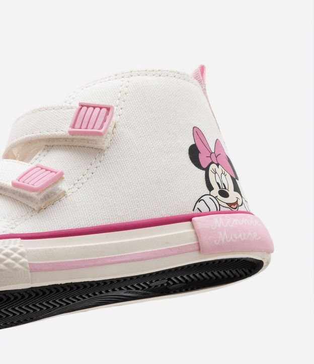Championes Bota Infantil con Velcro y Estampa Minnie y Daisy - Talle 20 al 27 4