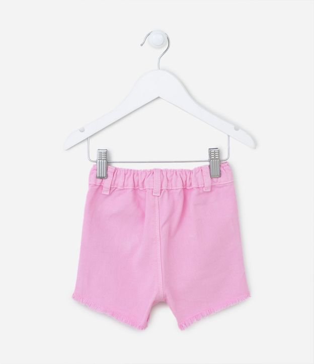 Short Infantil con Bolsillos y Terminación Deshilachada - Talle 1 a 5 años 2