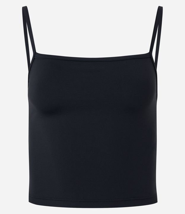 Top Cropped de Poliamida con Breteles Finos 5