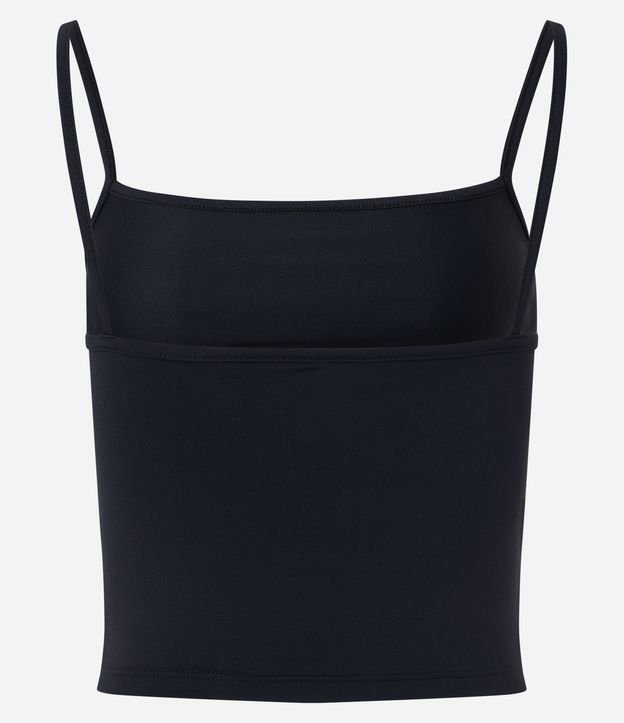 Top Cropped de Poliamida con Breteles Finos 6